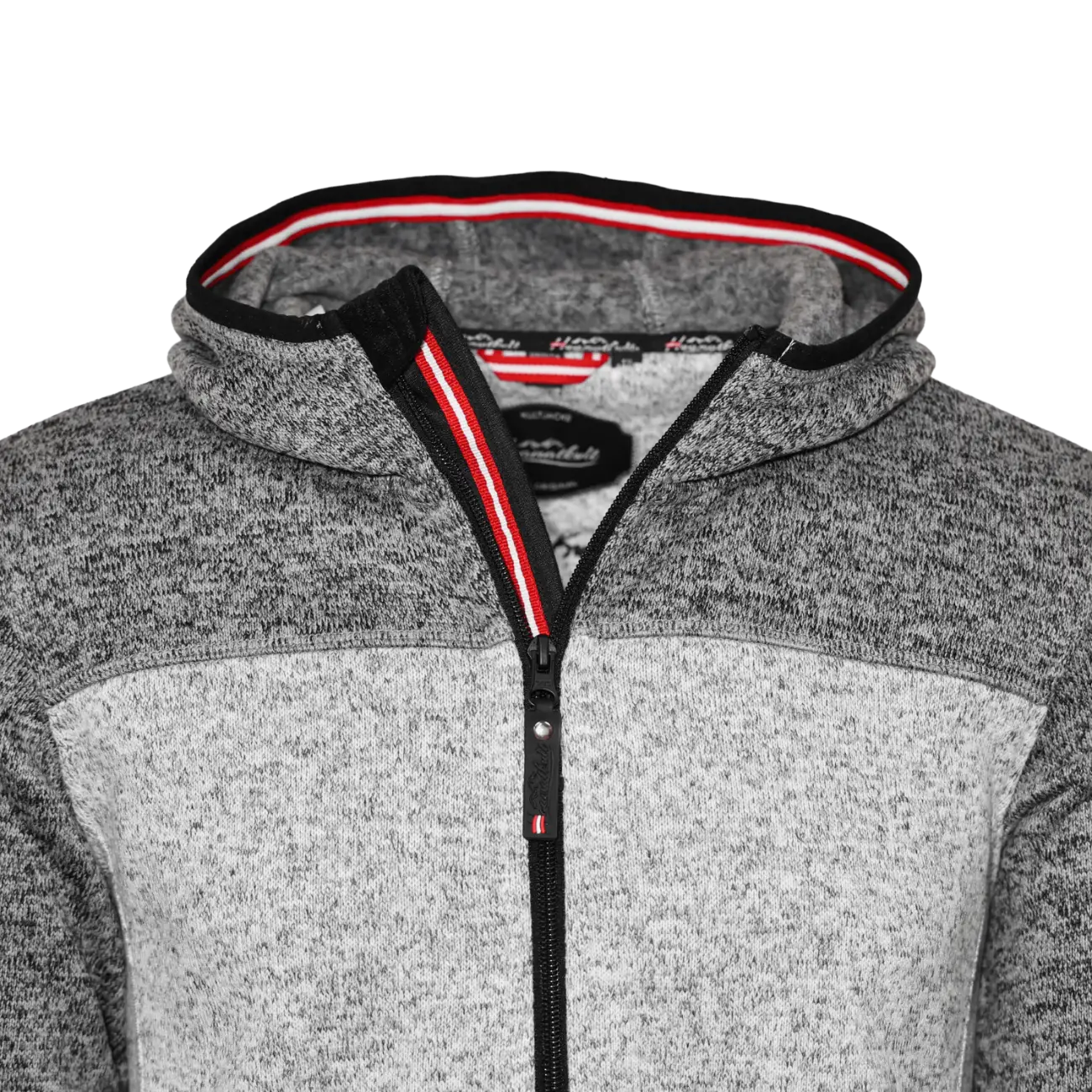 Zweifaerbige Fleece Weste für Herren