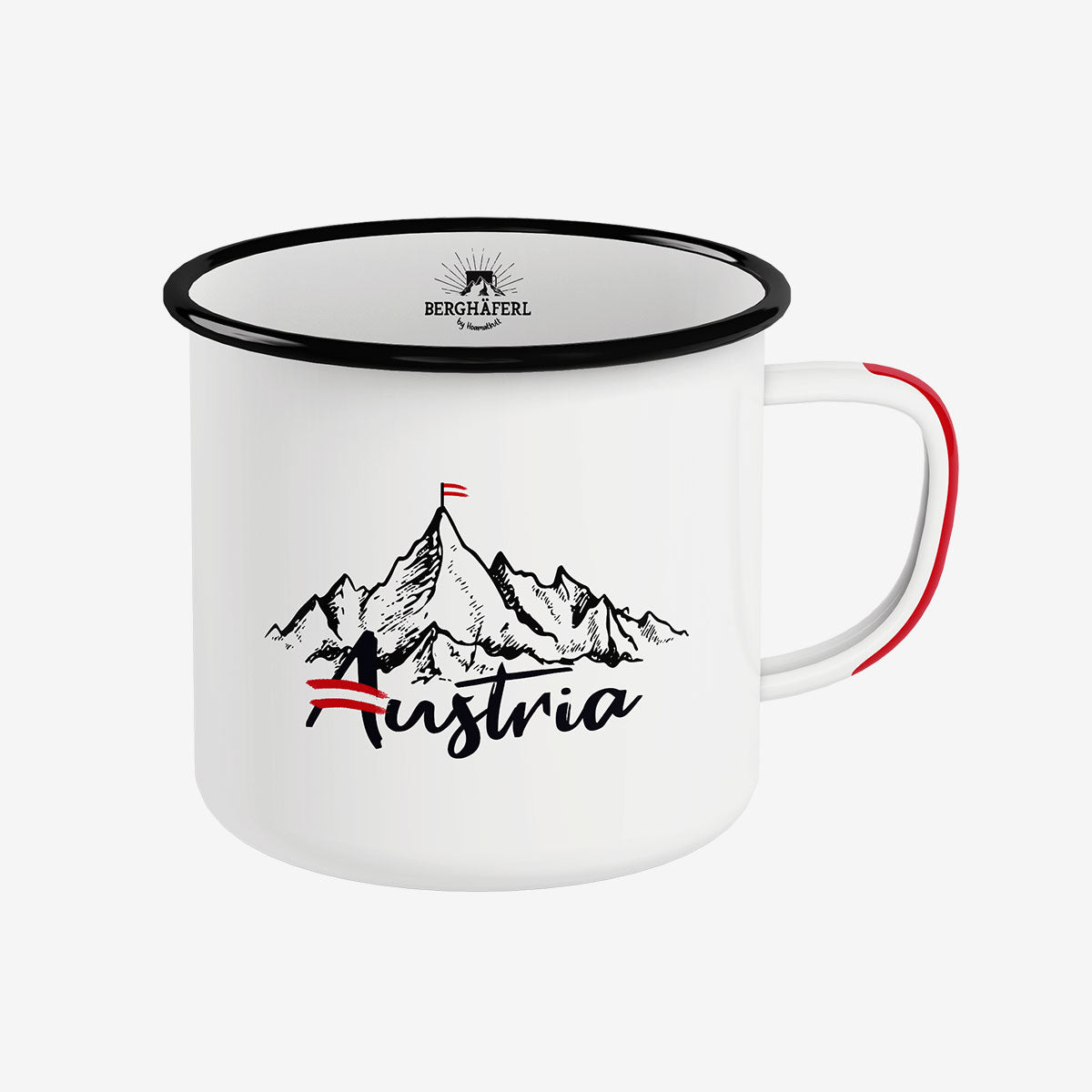 Austria Emaille Tasse