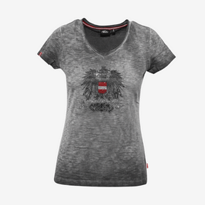 Austrian Girl Trachten T-Shirt für Damen #Farbe_Dunkelgrau