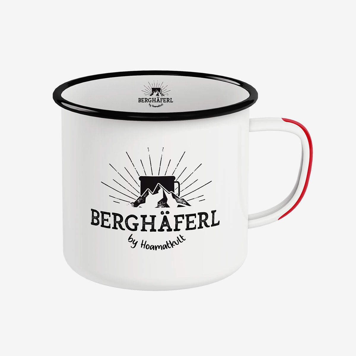 Berghäferl Emaille Tasse - das Original