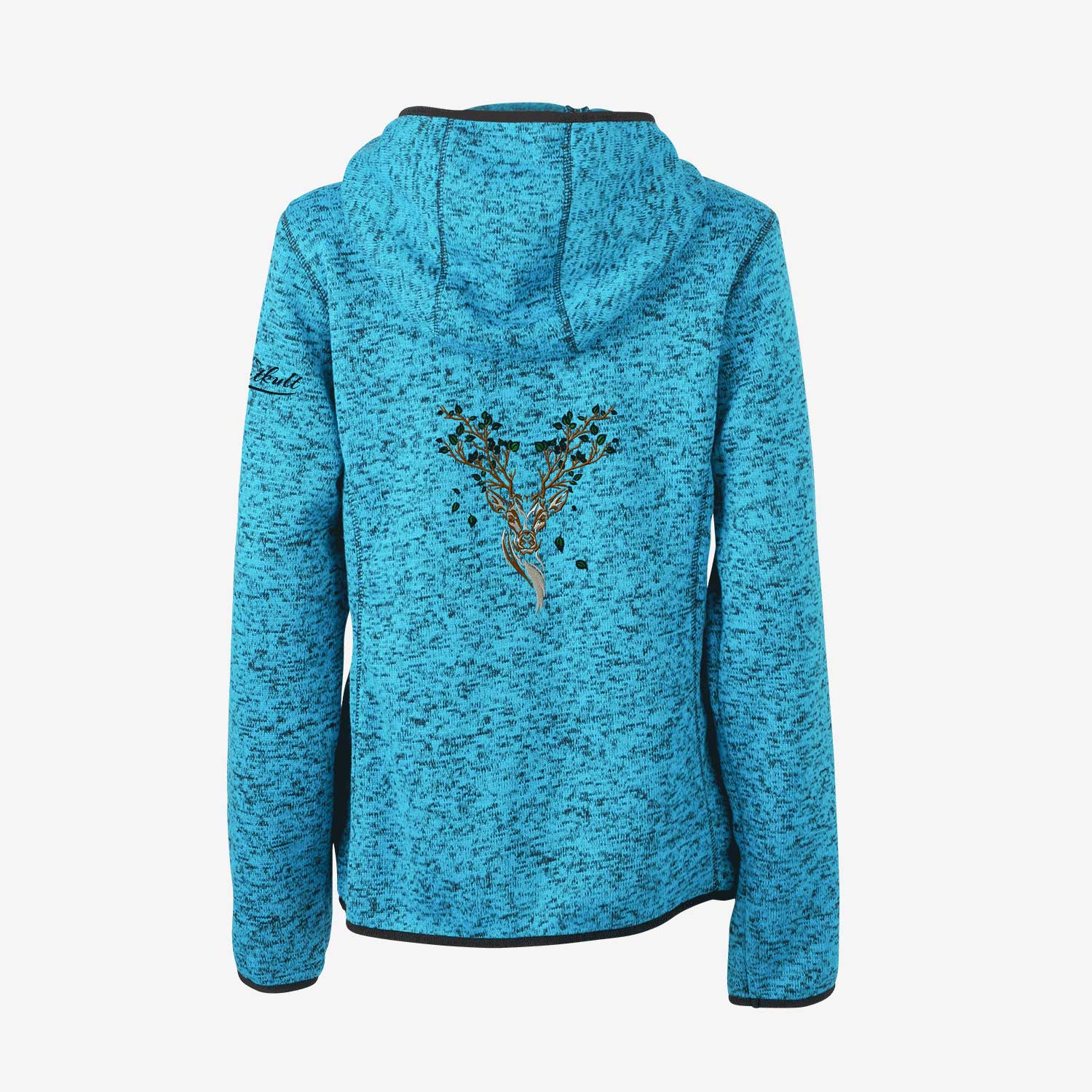 Edelweiss / Hirsch Strickfleece Jacke