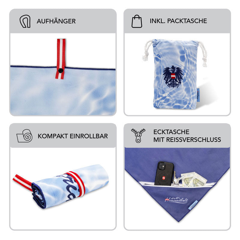 Pool Badetuch - Mikrofaser XXL
