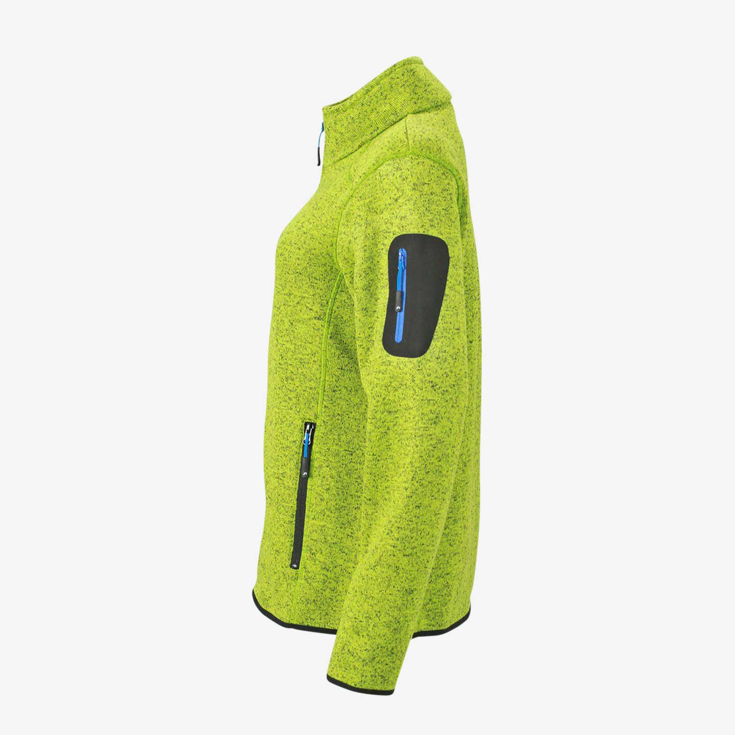 Edelweiss Strickfleece Jacke ohne Kapuze
