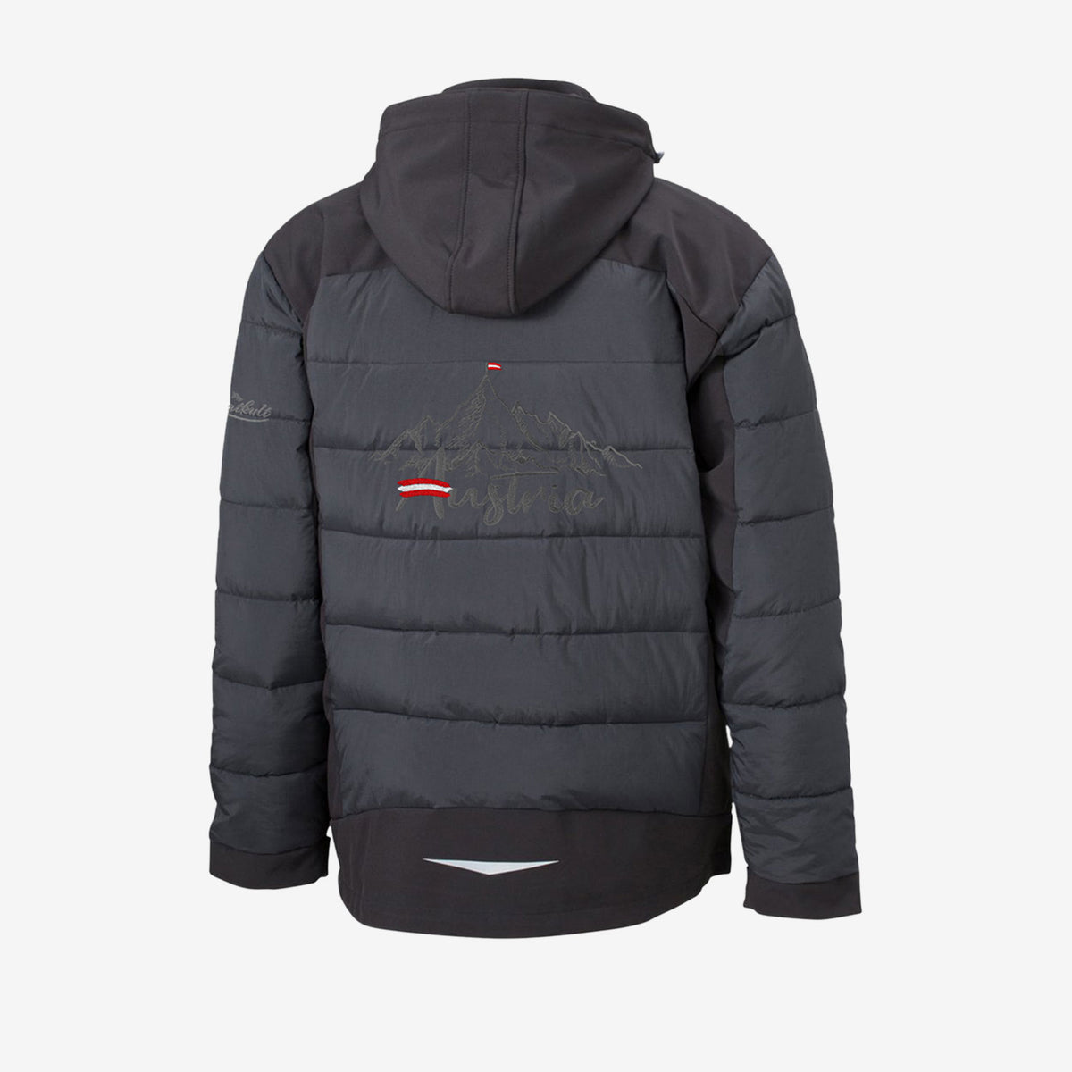 Austria Berge Winterjacke  #Farbe_Schwarz