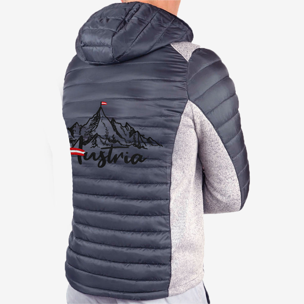 Austria Hybrid Fleecejacke kaufen  #Farbe_Grau