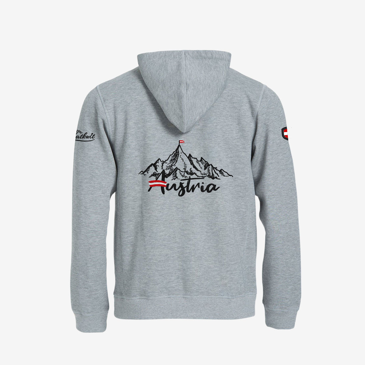 Austria Kapuzen Hoody #Farbe_Grau