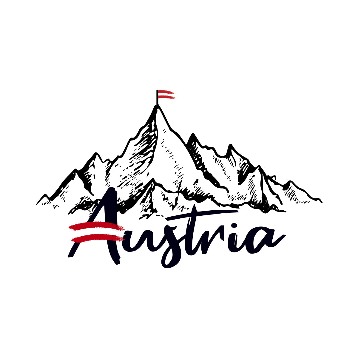 Austria Emaille Tasse