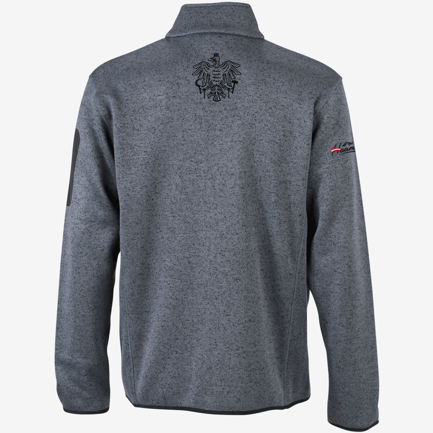 Adler "Kontur" Strickfleece Jacke ohne Kapuze