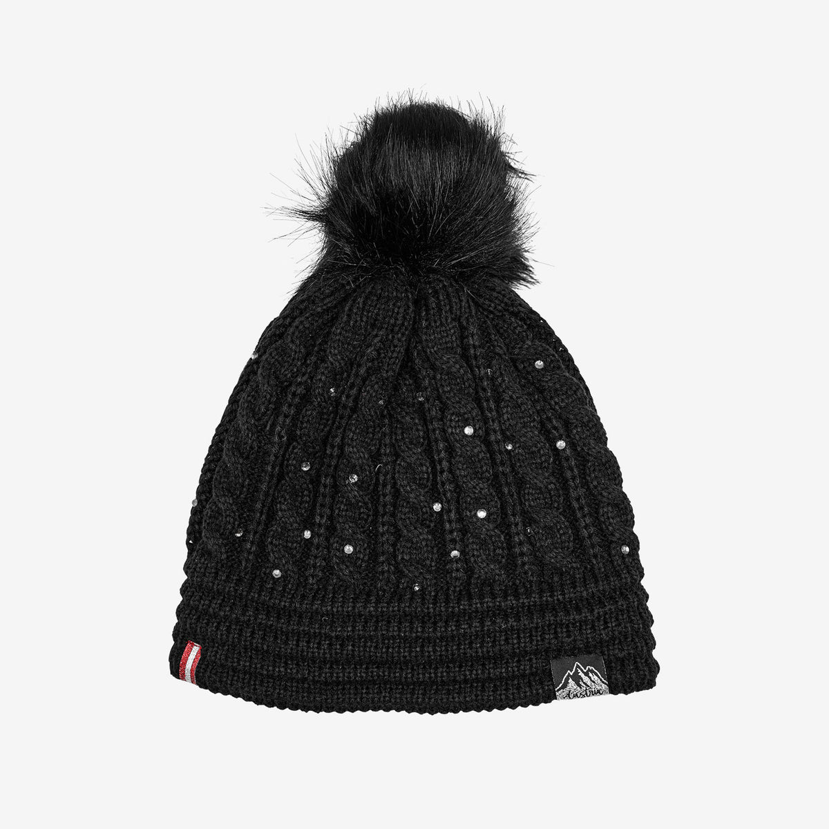 Berg Glitzer Beanie schwarz kaufen