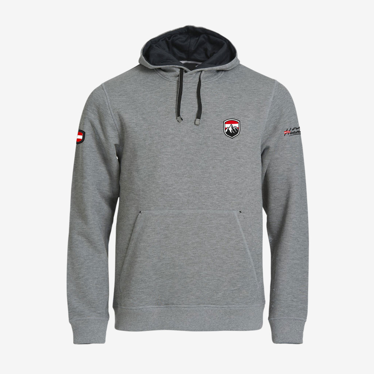 Berg Kapuzenhoody #Farbe_Grau