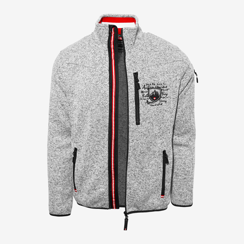 Berg Strickfleecejacke Wandern