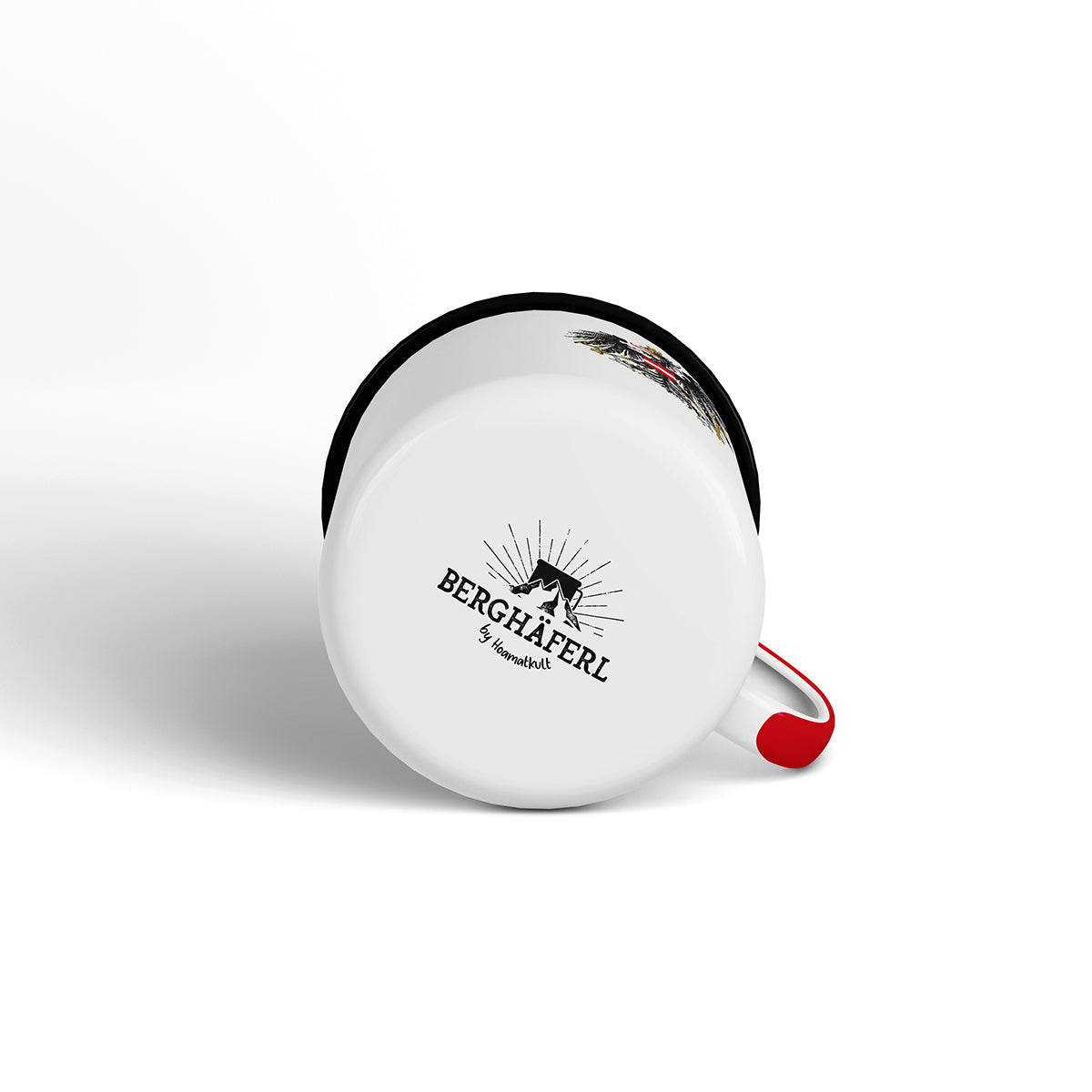 Österreich Adler Emaille Tasse
