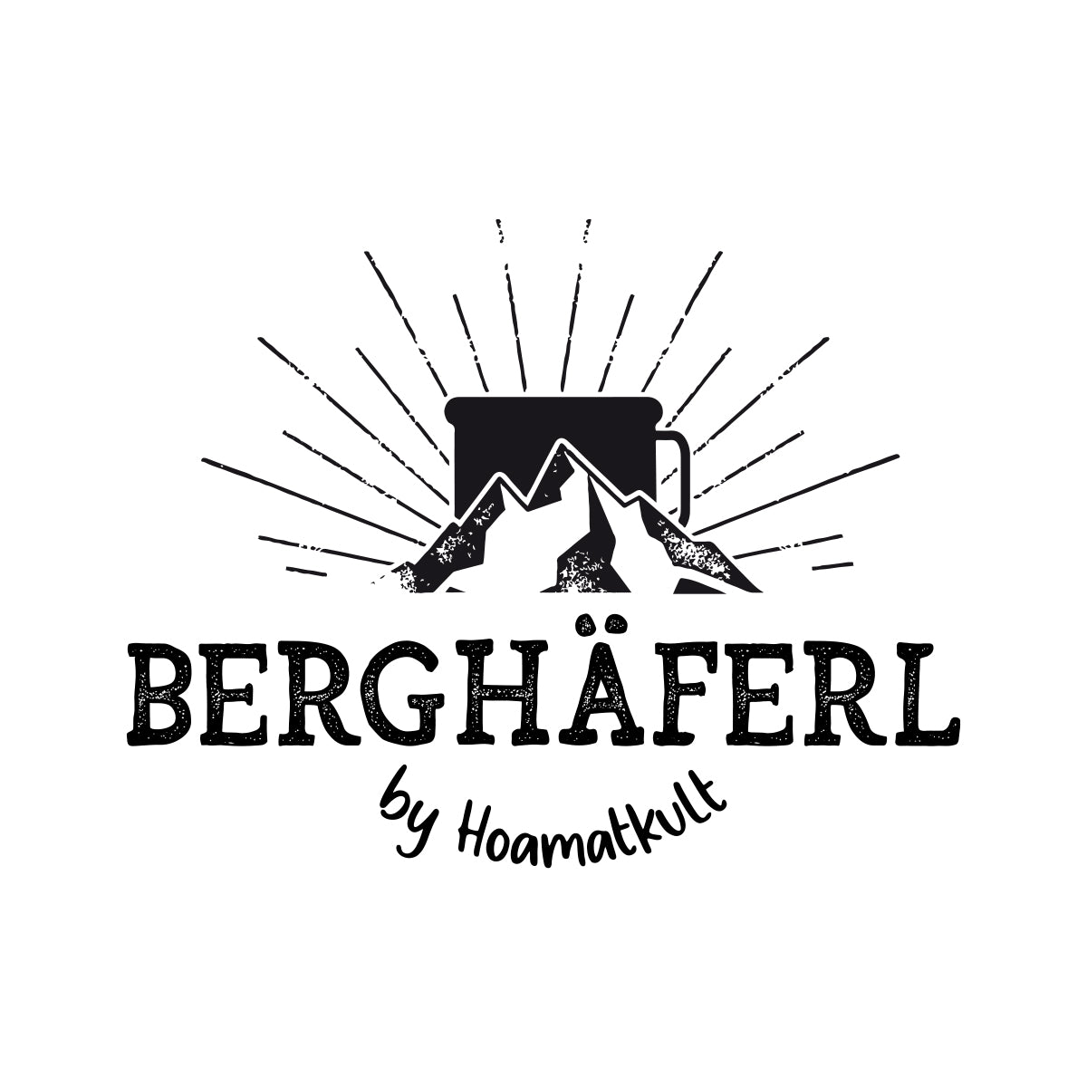 Berghäferl Emaille Tasse - das Original