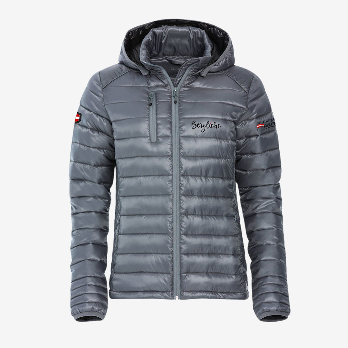 Bergliebe Damen Softshelljacke #Farbe_Grau