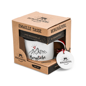 Bergliebe Emaille Tasse