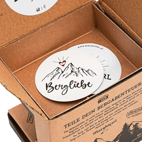 Bergliebe Emaille Tasse