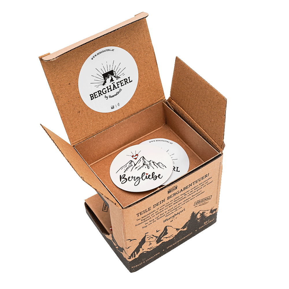 Bergliebe Emaille Tasse