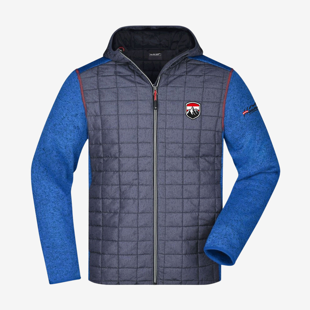 Blaue Softshellfleecejacke zum Wandern #Farbe_Royal-Blau