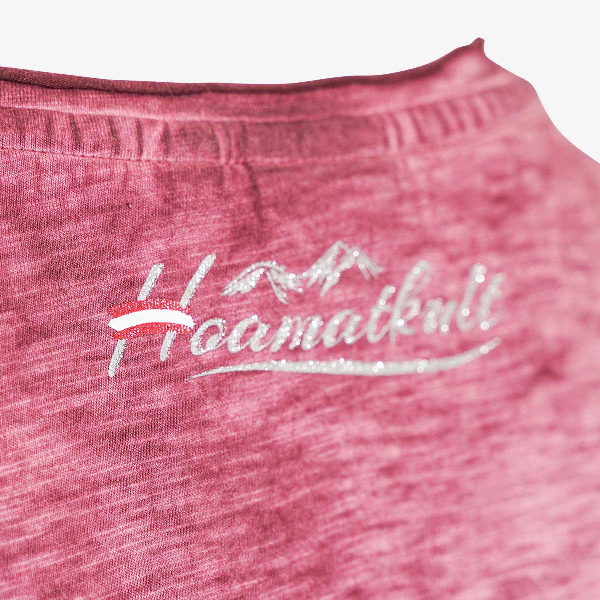 Austrian Girl Glitzer T-Shirt rosa