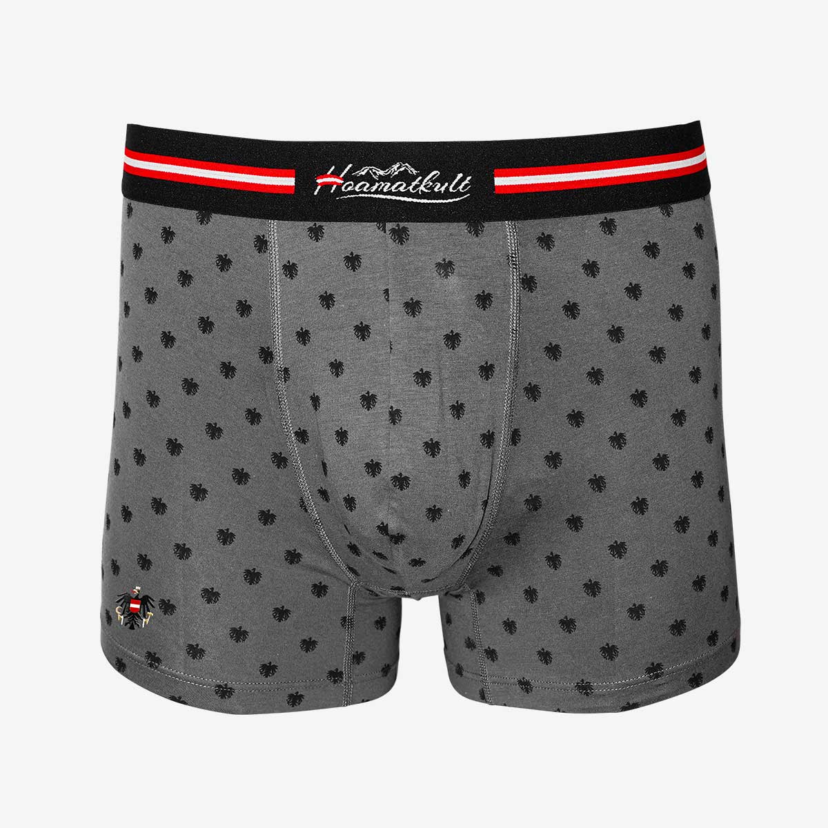 Graue Unterhose mit Österreich Adler
