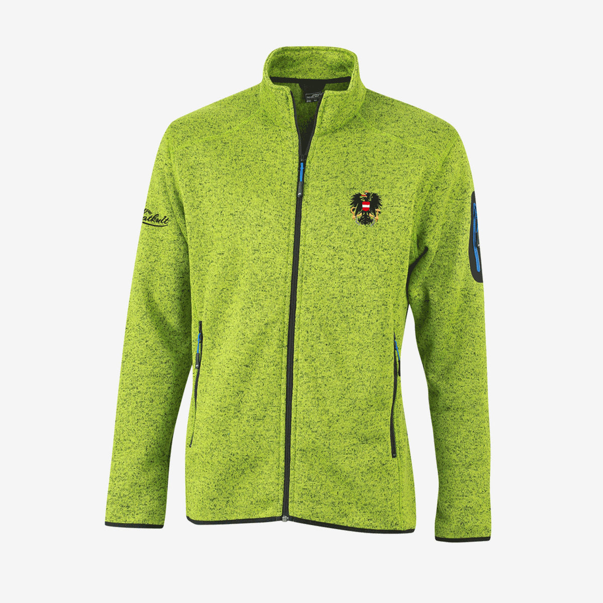 Grüne Trachtenjacke mit Österreich Adler #Farbe_Royal-Grün