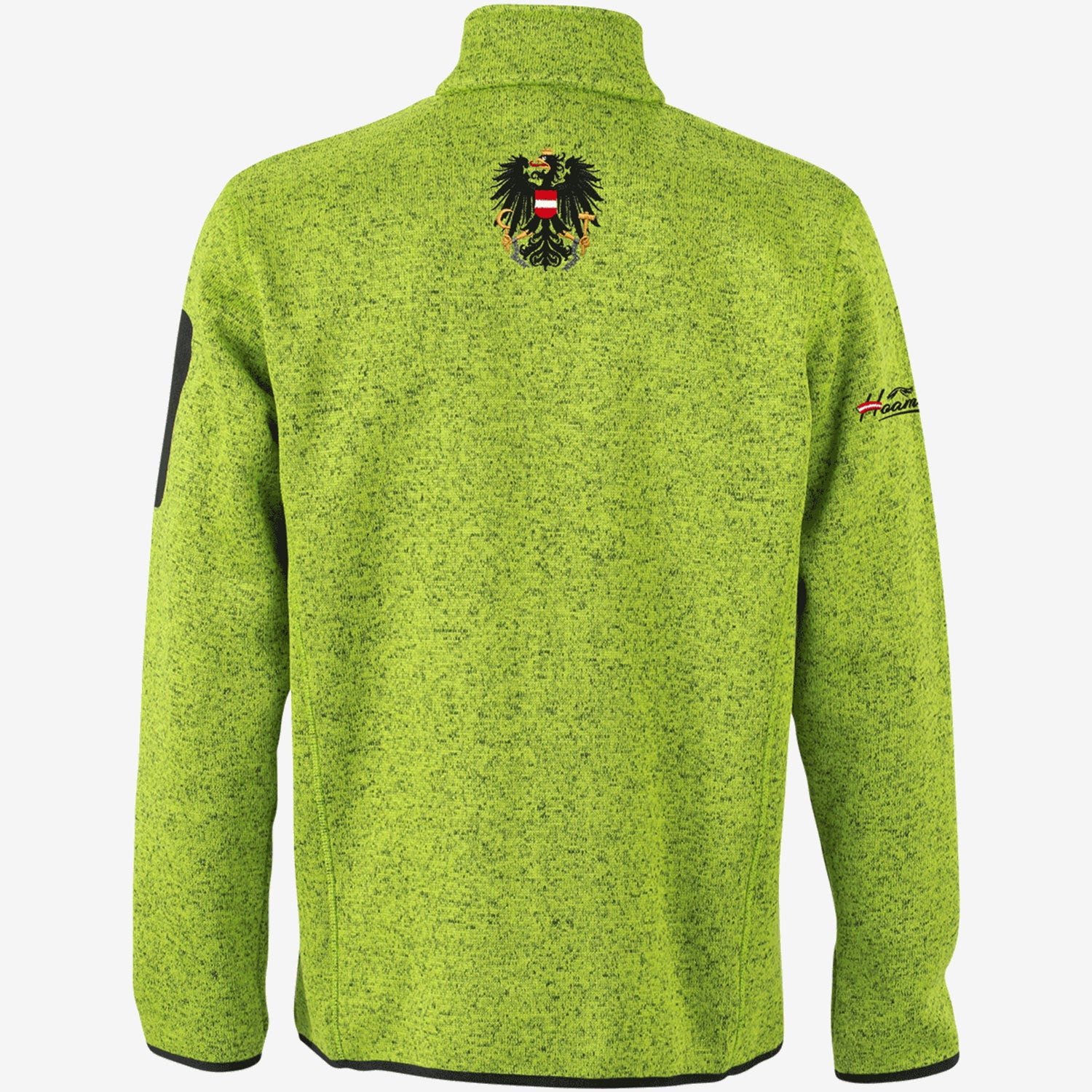 Adler "Edition" Strickfleece Jacke ohne Kapuze