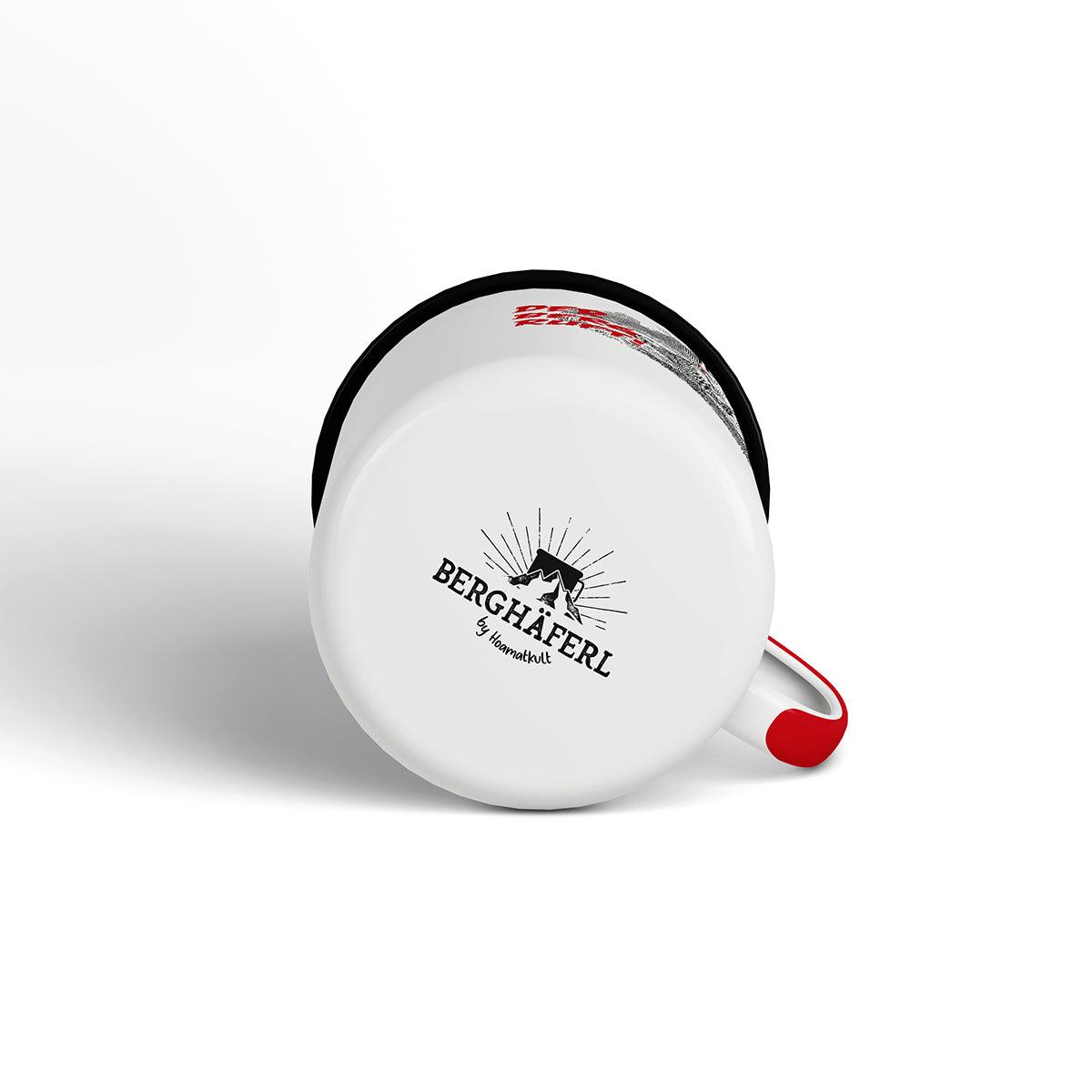 Der Berg ruft Emaille Tasse