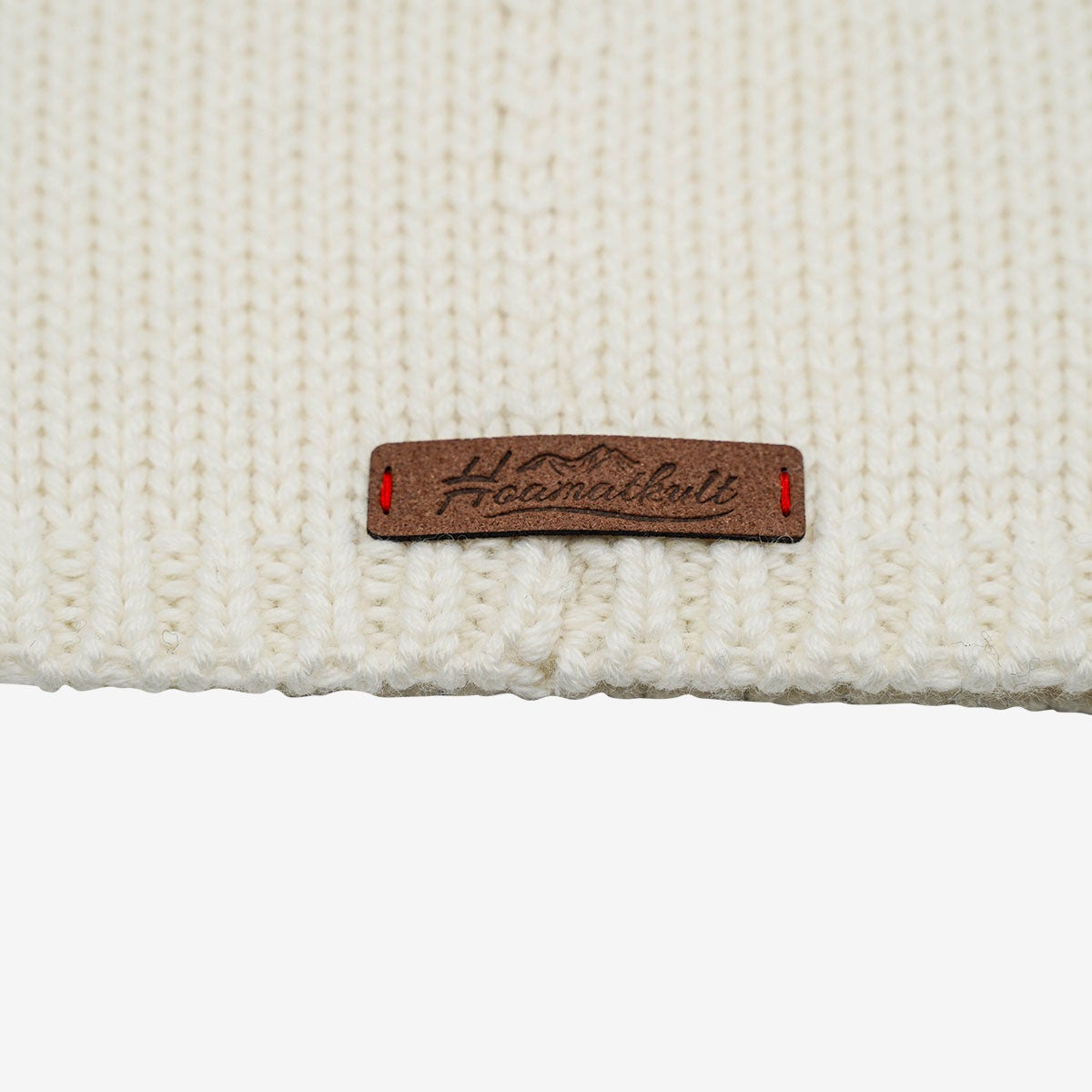 Österreich Adler Leder Merino Beanie