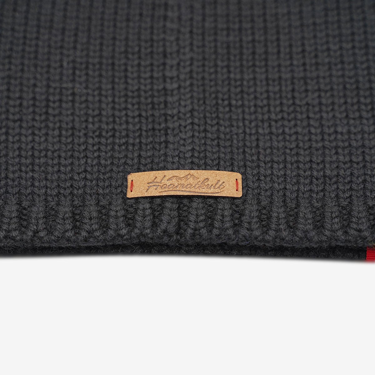 Österreich Adler Leder Merino Beanie