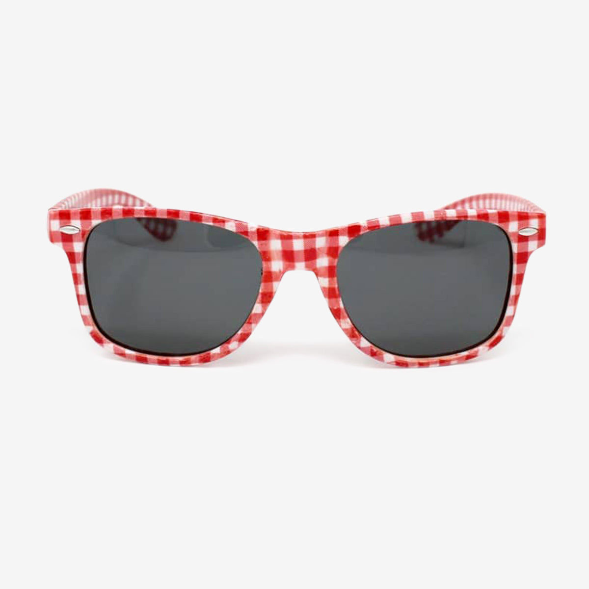 Karierte Trachten Sonnenbrille