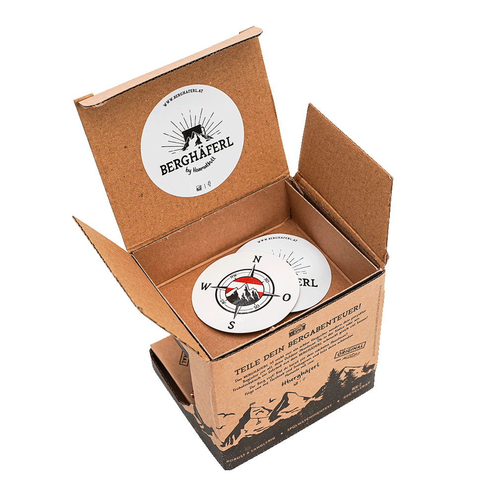 Kompass Emaille Tasse