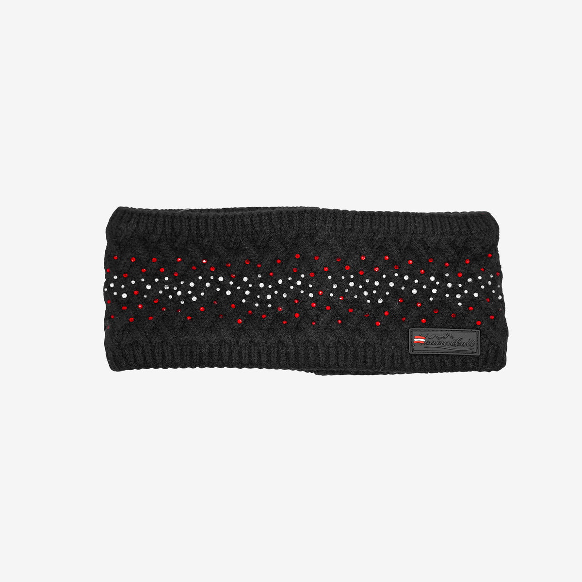 Österreich Kristall Stirnband - schwarz