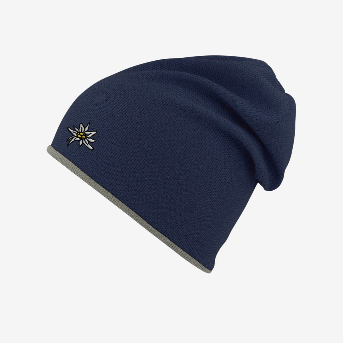 Edelweiss Beanie #Farbe_Navy-Blau