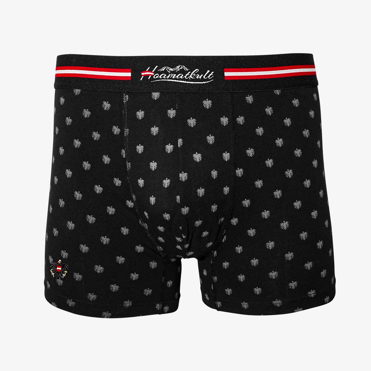 Österreich Adler Boxer Shorts Schwarz