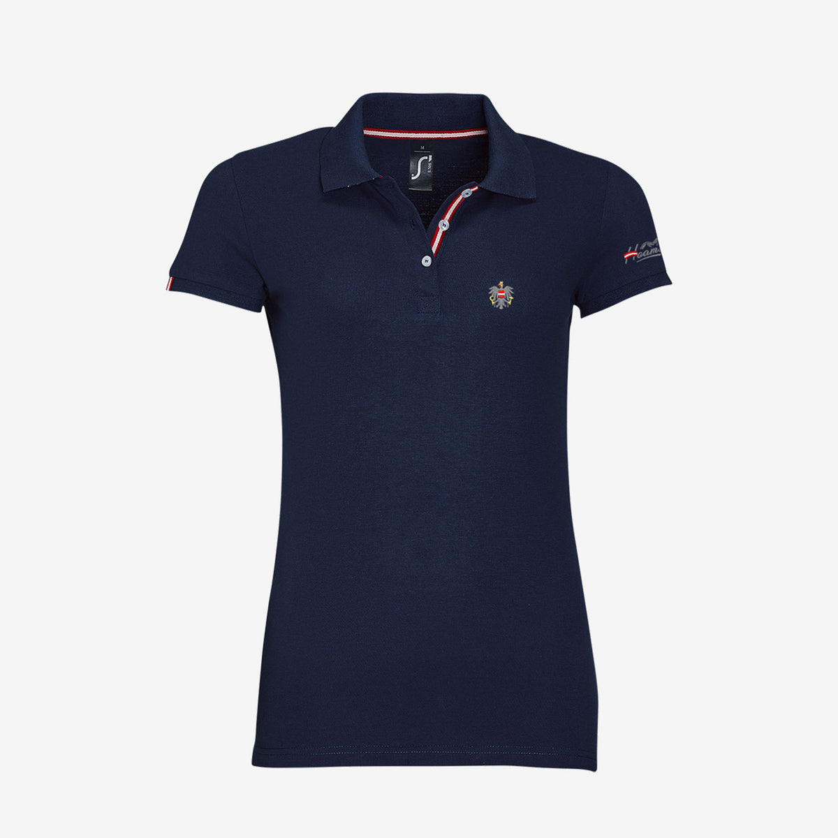 Österreich Adler Damen Polon Shirt