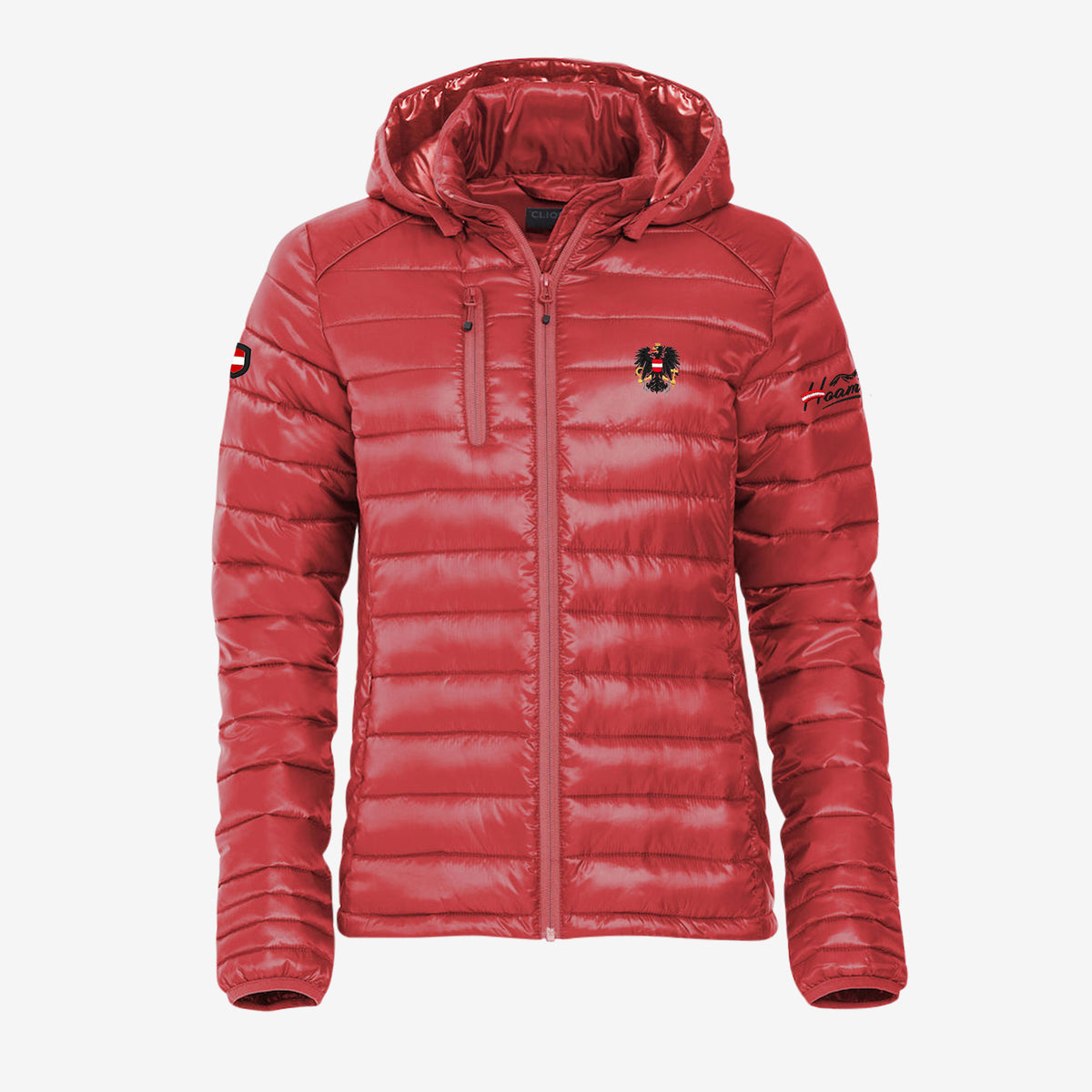 Österreich Adler Damen Softshelljacke #Farbe_Rot