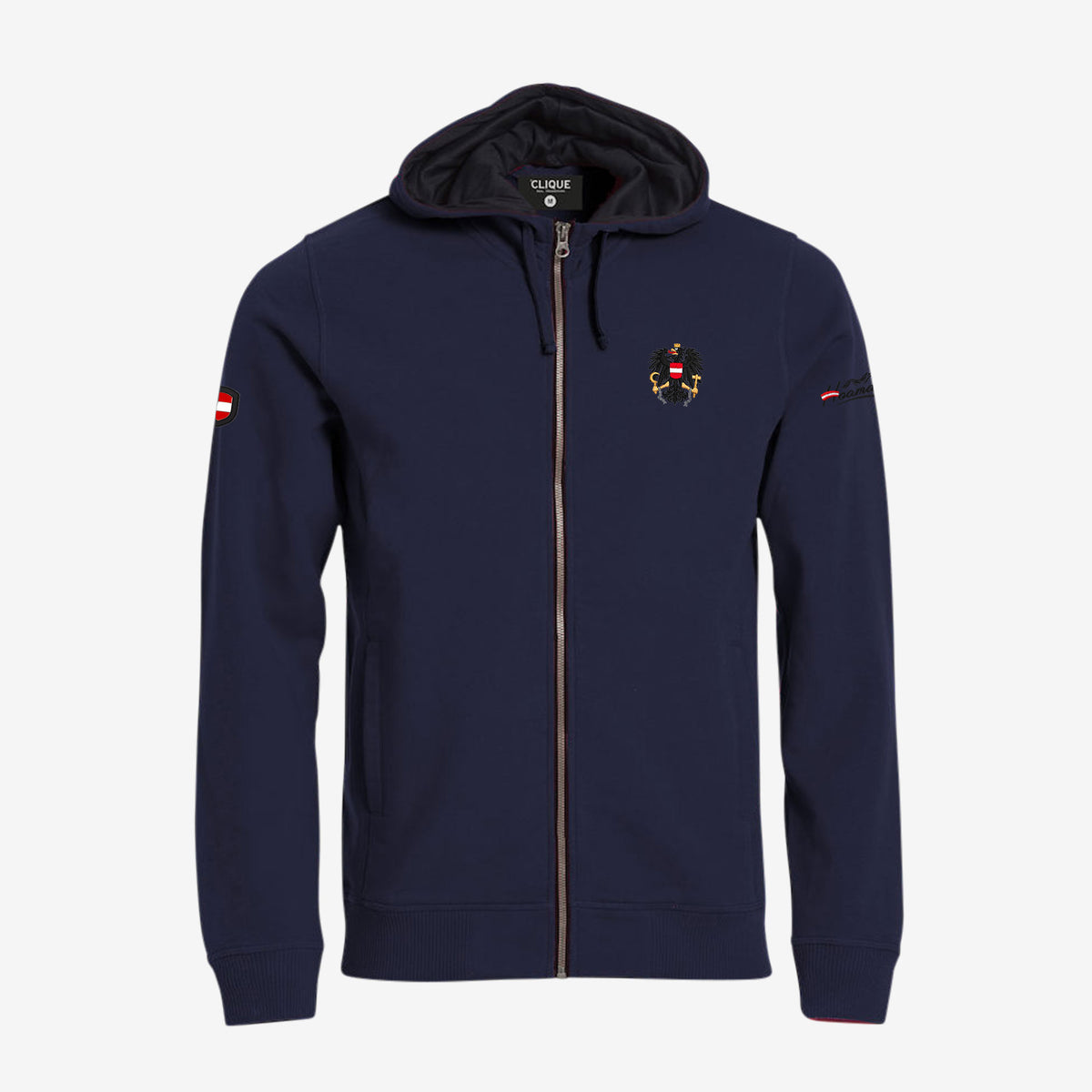 Österreich Adler Hoodie #Farbe_Navy-Blau
