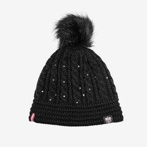 Österreich Adler Kristall Haube Damen #Farbe_Schwarz