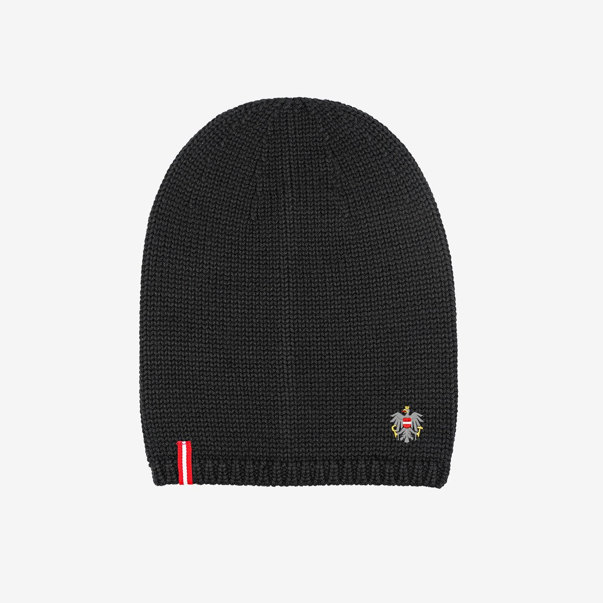 Österreich Adler Merino Beanie kaufen #Farbe_Schwarz