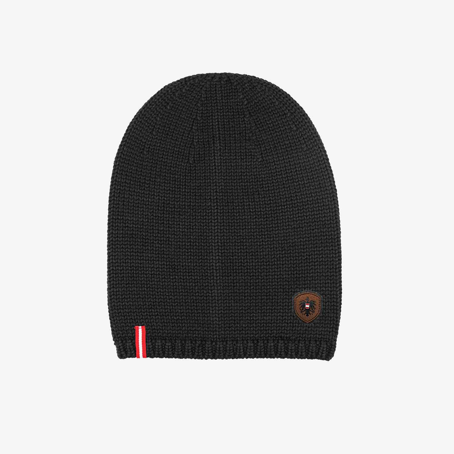 Österreich Adler Leder Merino Beanie