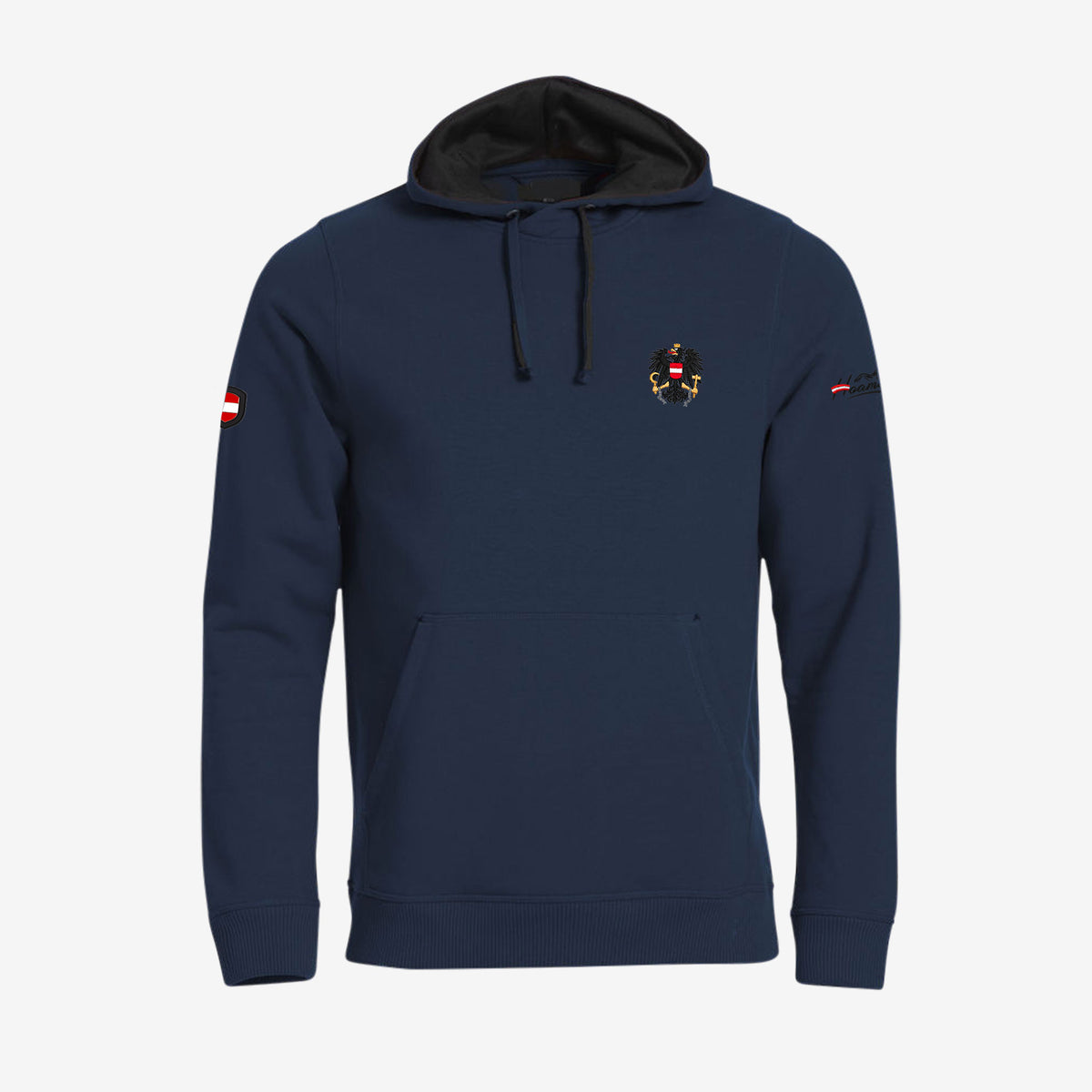 Österreich Adler Pullover #Farbe_Navy-Blau