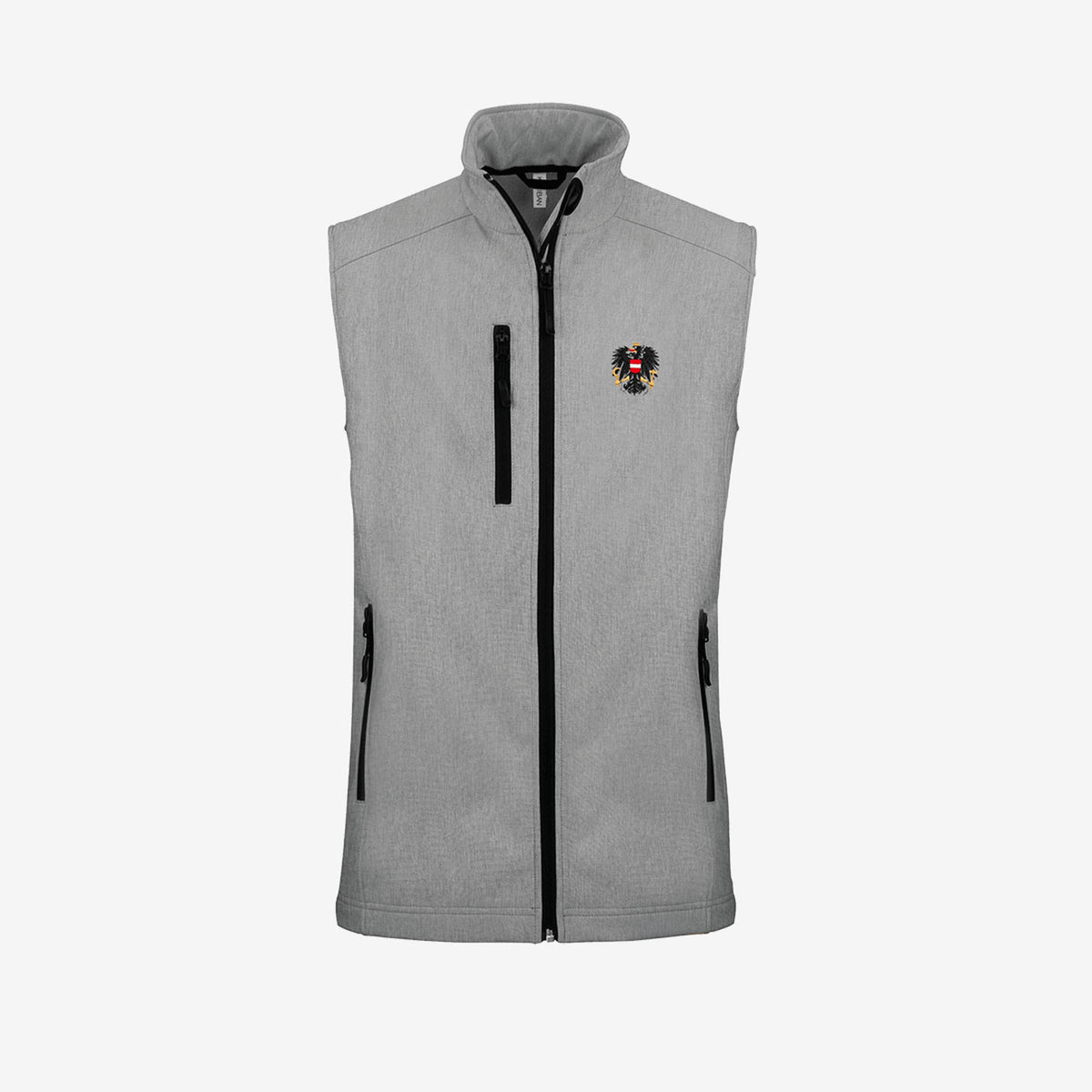 Österreich Adler Softshell Gilet #Farbe_Grau