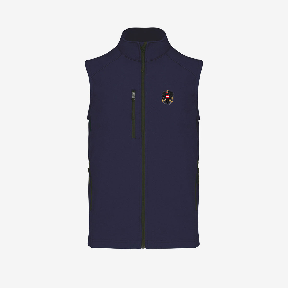Österreich Adker Softshellgilet #Farbe_Navy-Blau