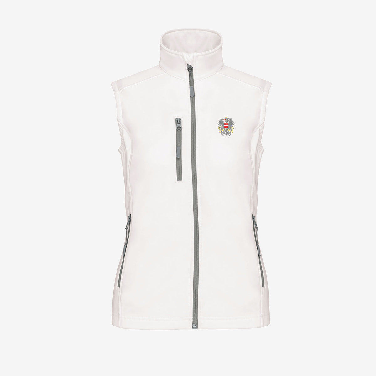 Österreich Adler Softshellgilet #Farbe_Weiss