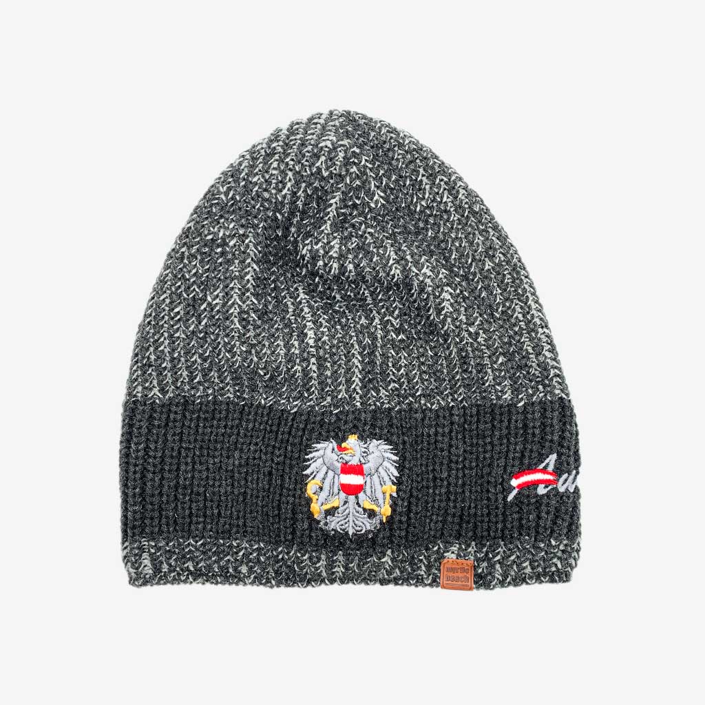 Österreich Adler Beanie #Farbe_Schwarz