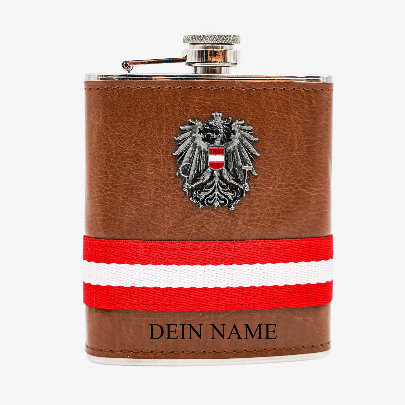 Österreich Flachmann mit Gravur