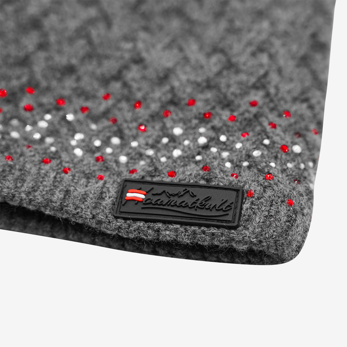 Österreich Kristall Stirnband - grau