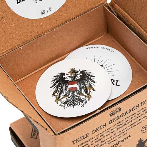 Österreich Adler Emaille Tasse
