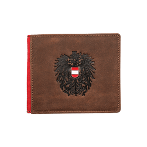 Österreich Vintage Leder Geldtasche