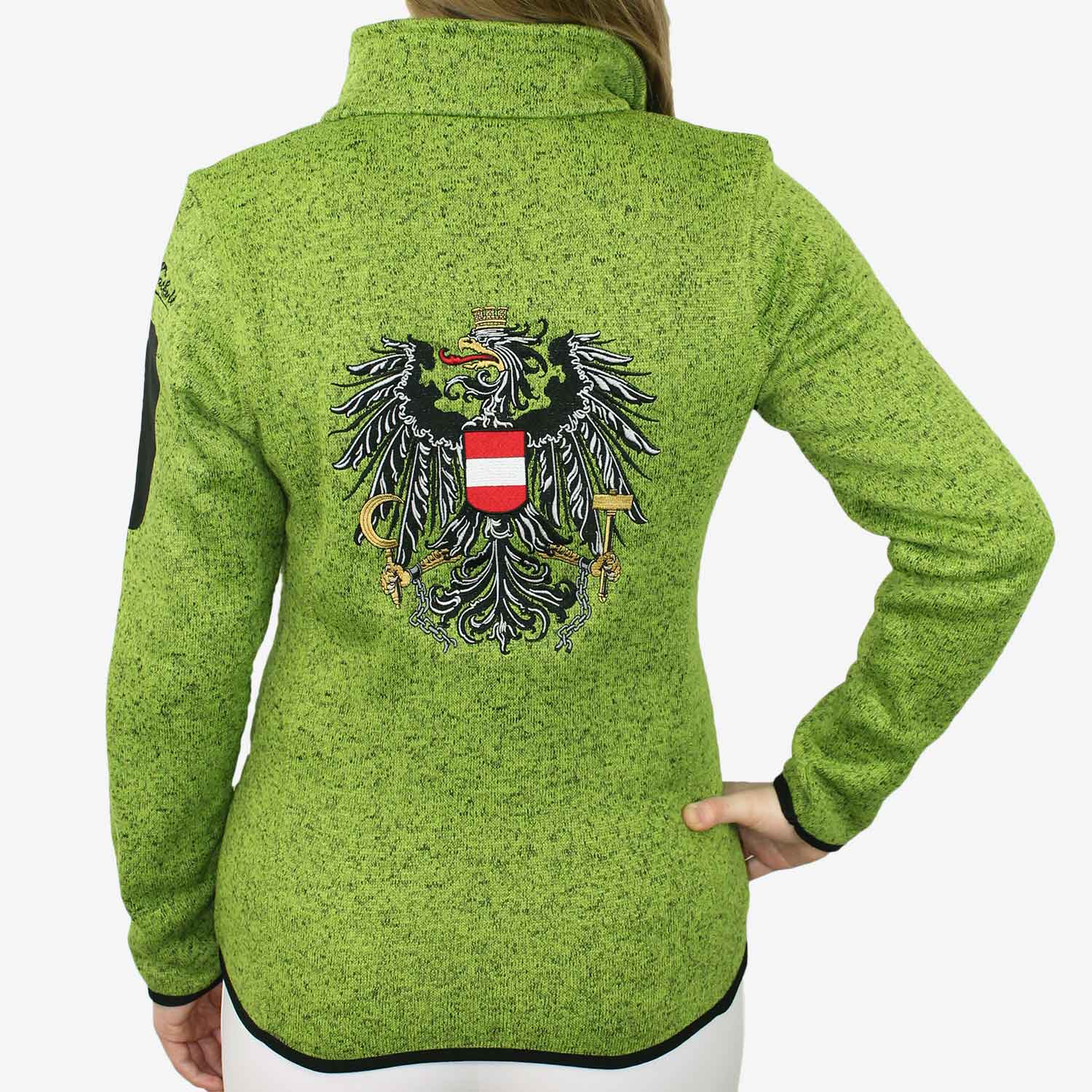 oesterreich-adler-strickfleece-jacke-gruen-damen